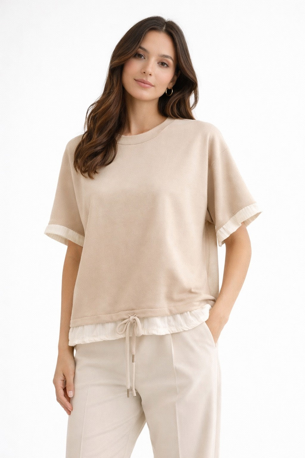 T-shirt with embroidered details