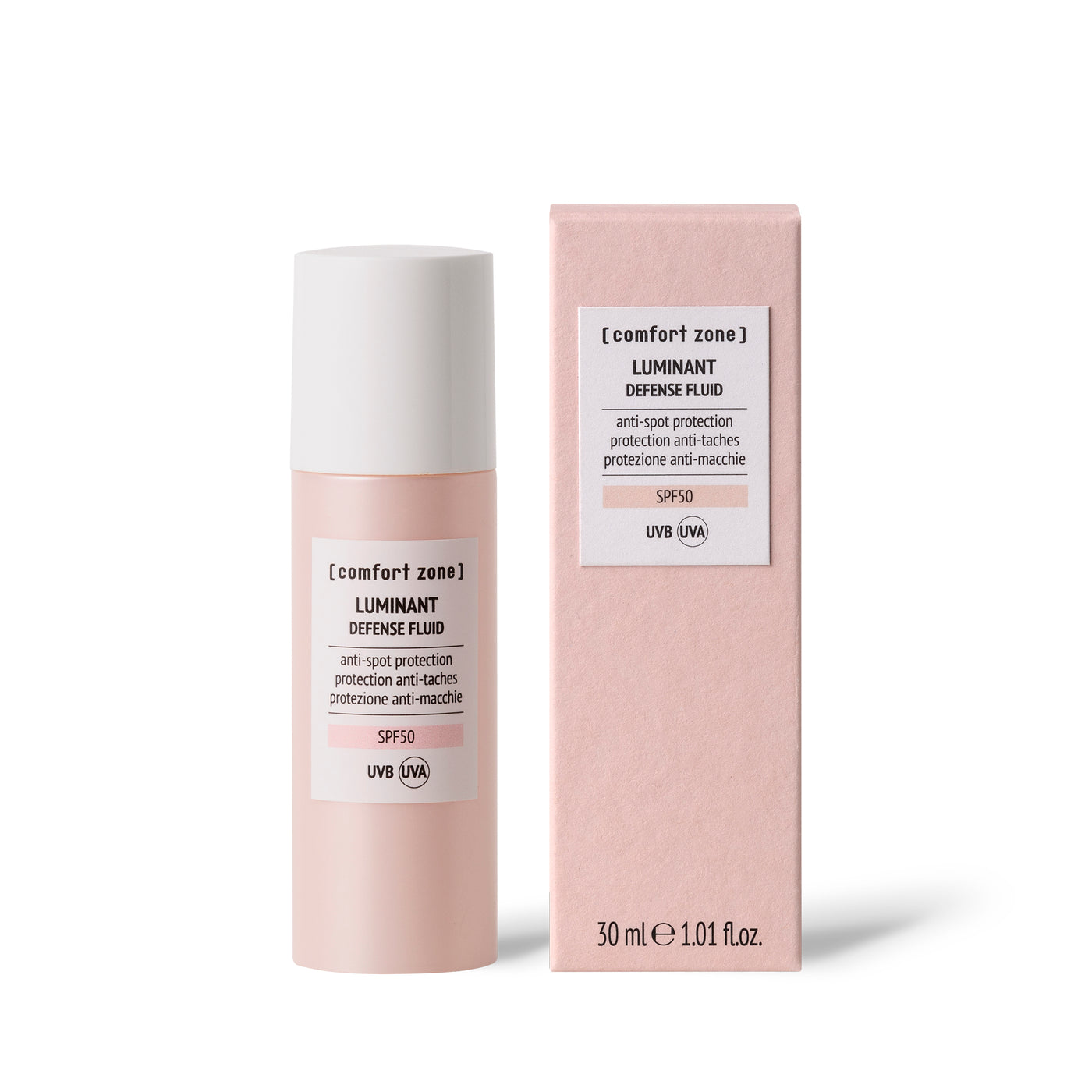 Comfort zone luminant defense fluid