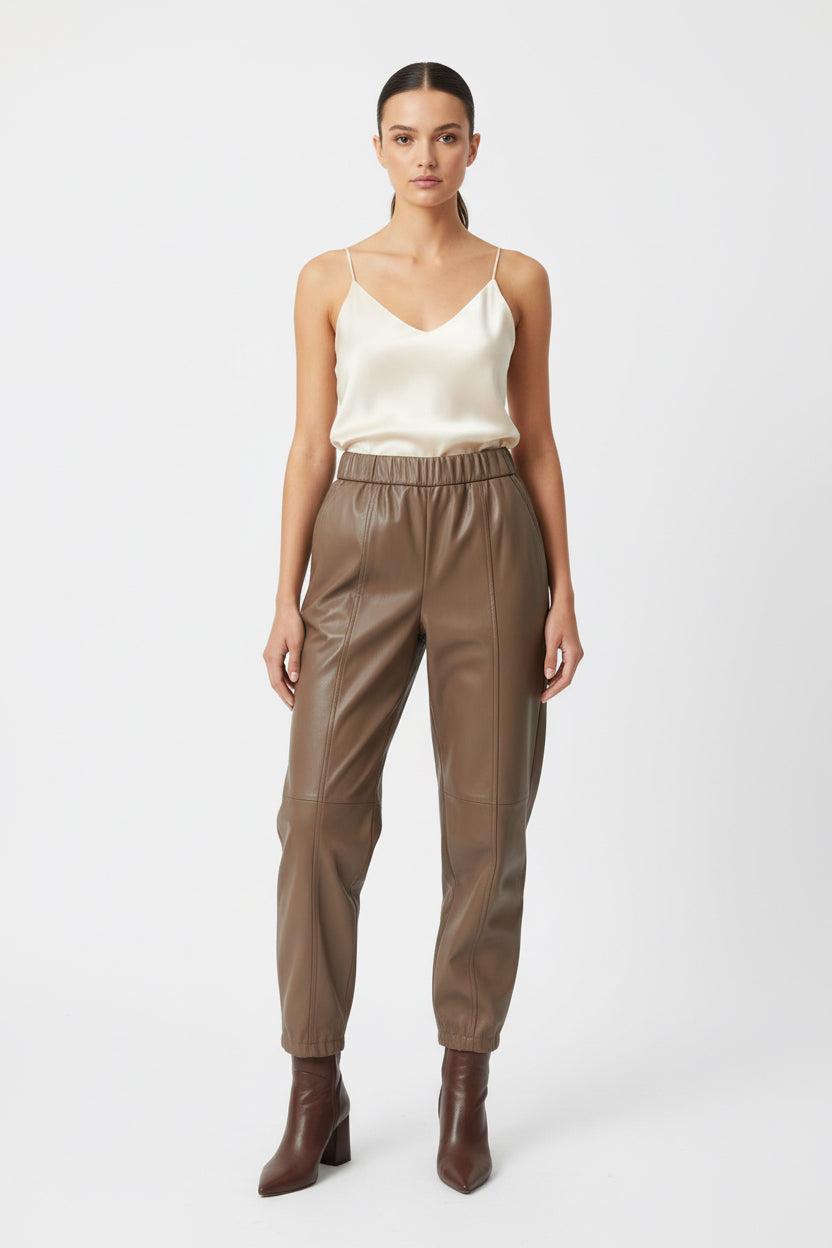 Pants style leather