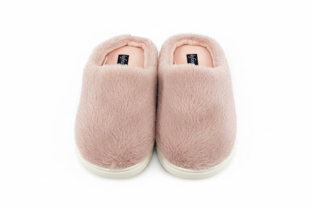 Pink Shiny De Fonseca House Slippers