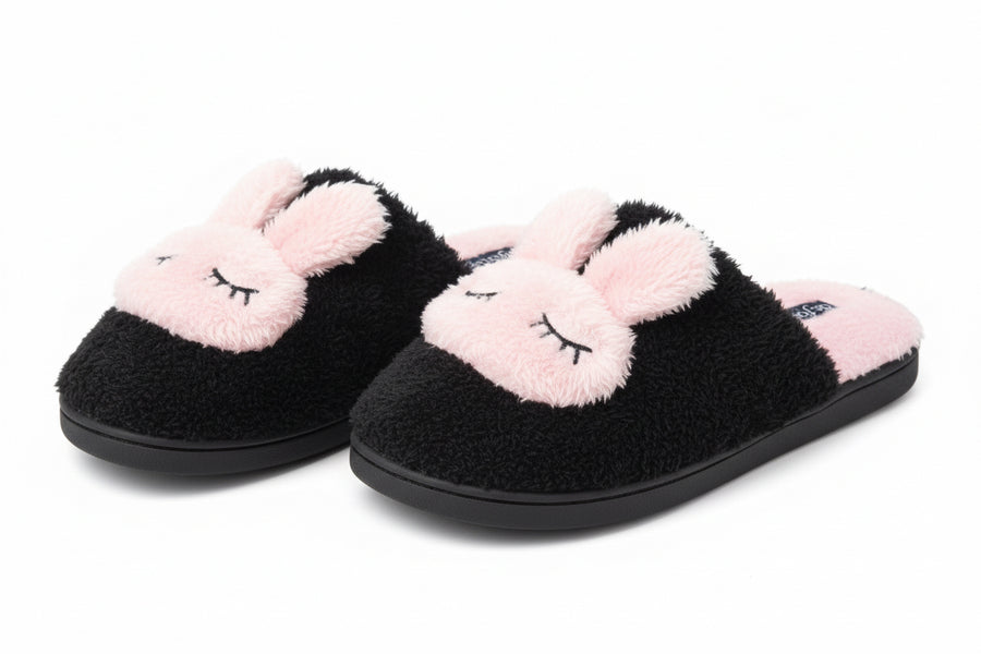 Black Rabbit De Fonseca House Slippers