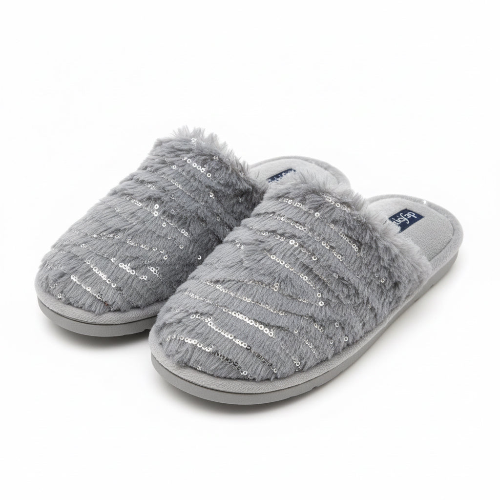 Grey De Fonseca House Slippers