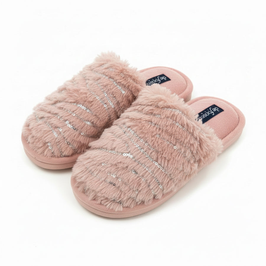 Pink Shiny De Fonseca House Slippers