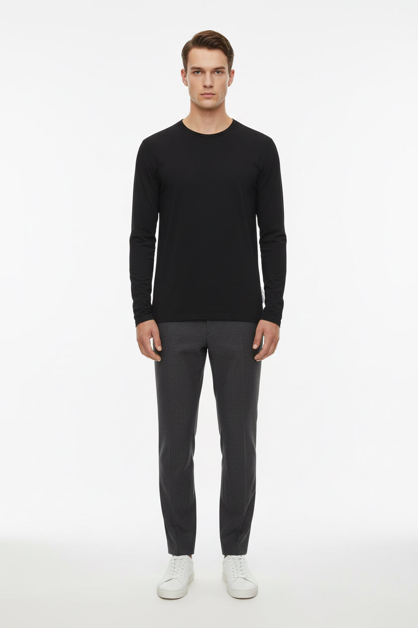 Bikkembergs Black Long Sleeve T-Shirt