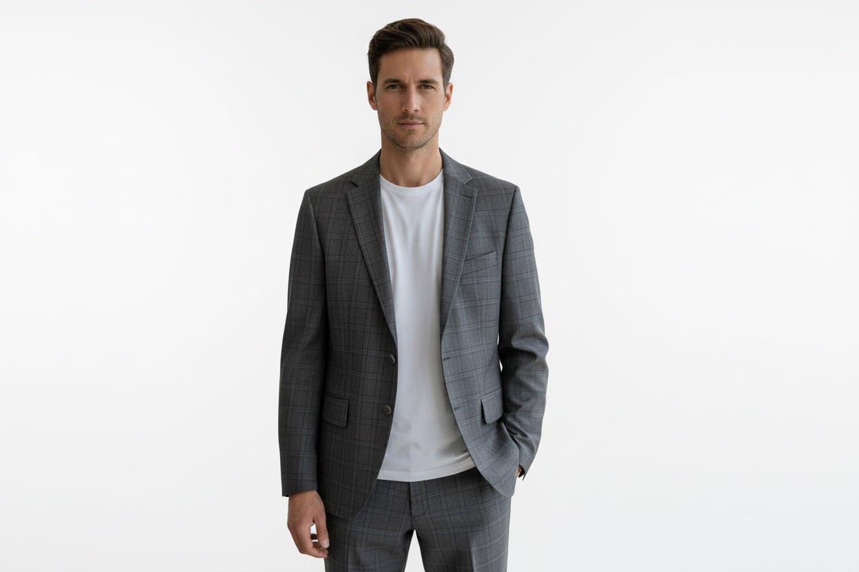 Men’s Grey Suit Jacket