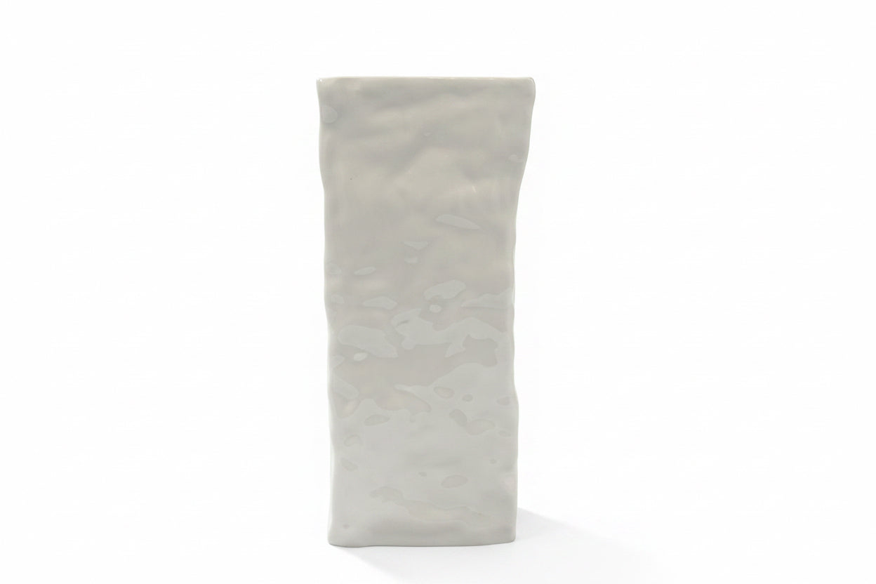 Rectangular porcelain vase by Jan Tichý