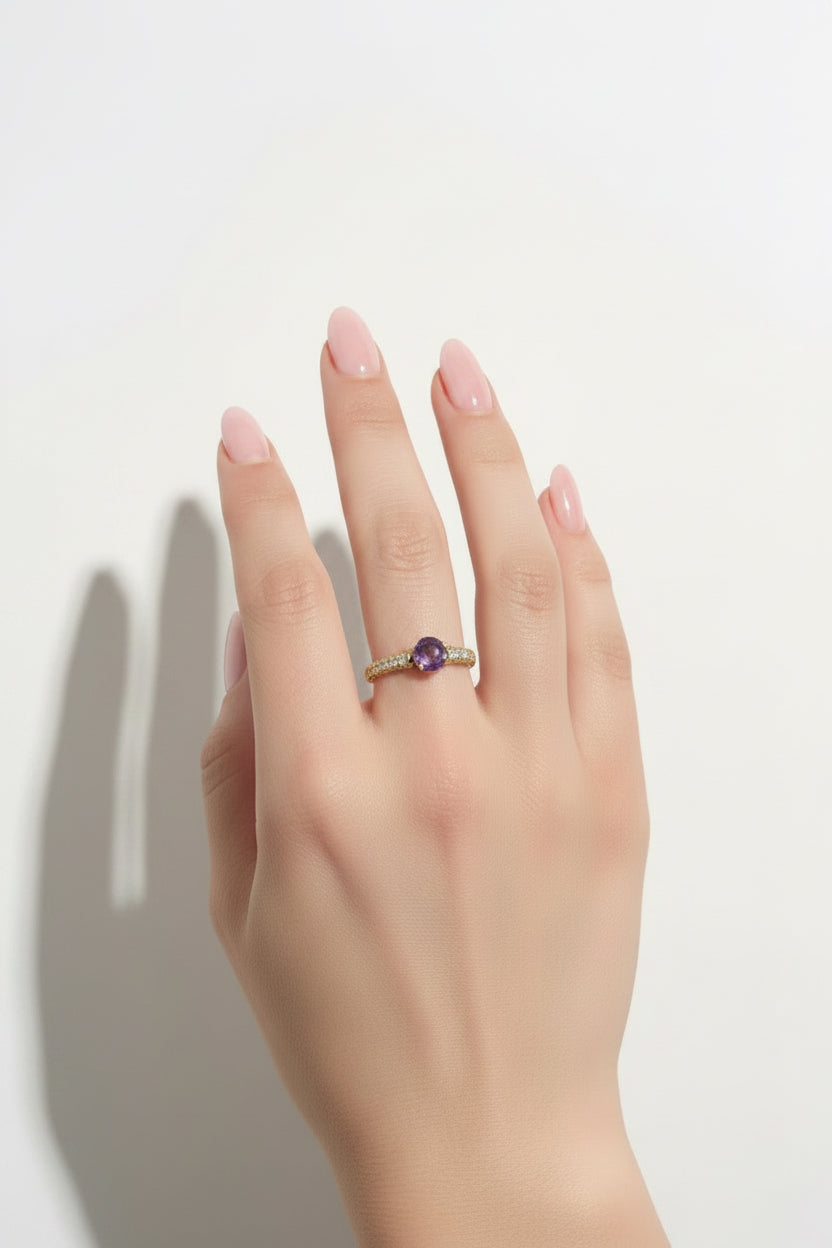 Ring purple
