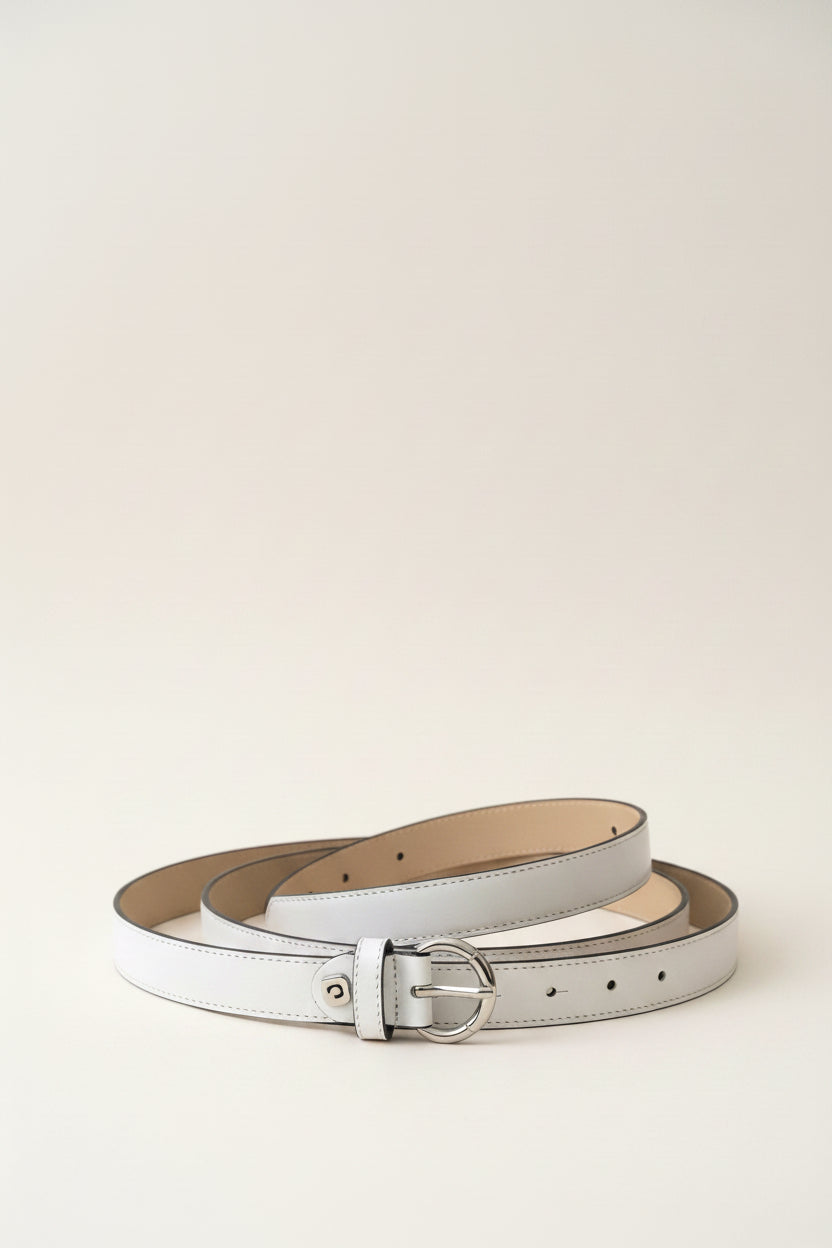 Belt pierre cardin white