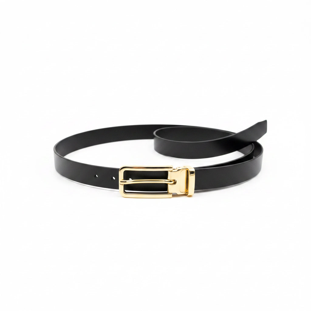 Belt black and gold