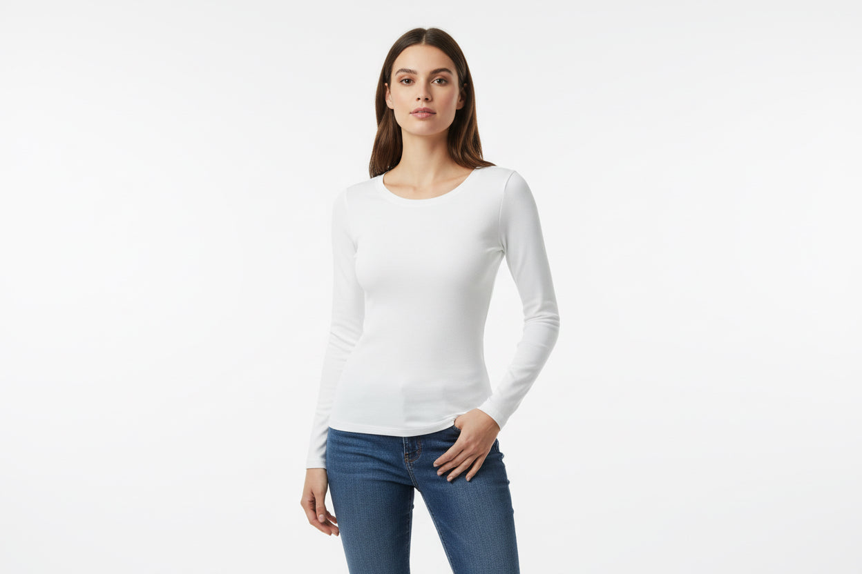Long-sleeve T-shirt.