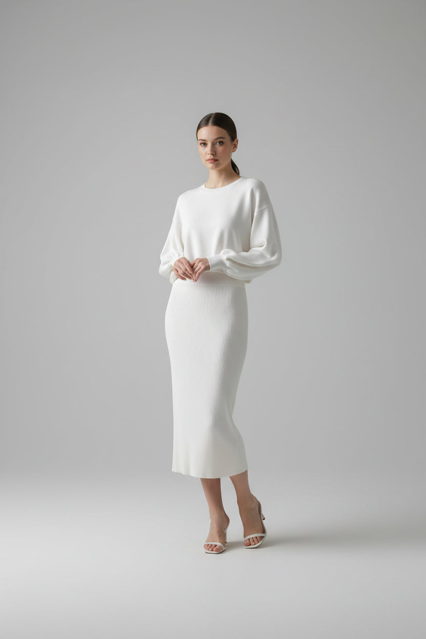 Set – dress and sweatshirt