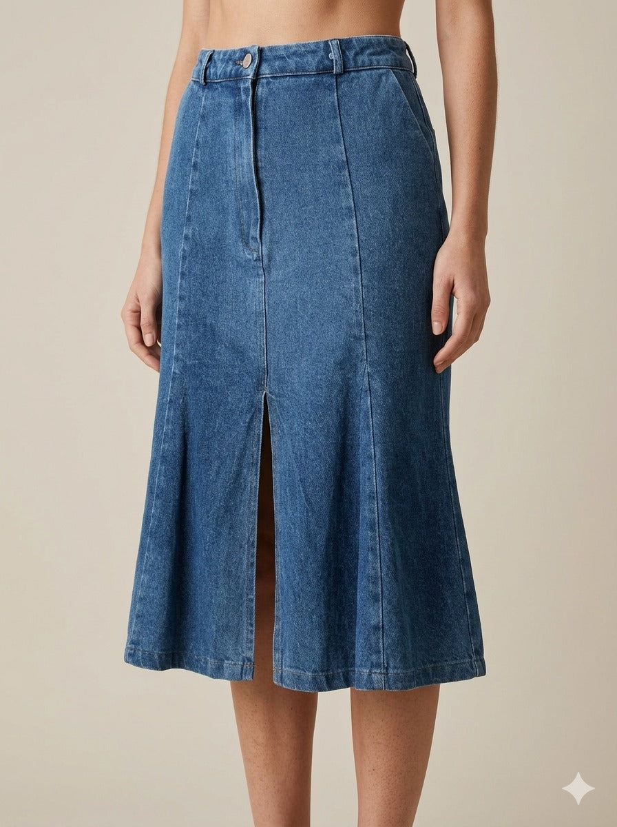 Denim skirt