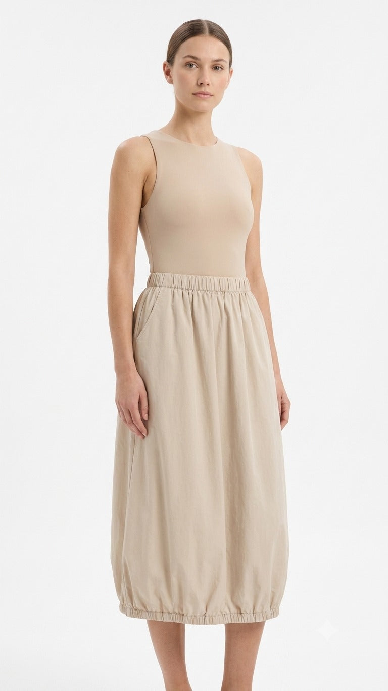 Draped skirt