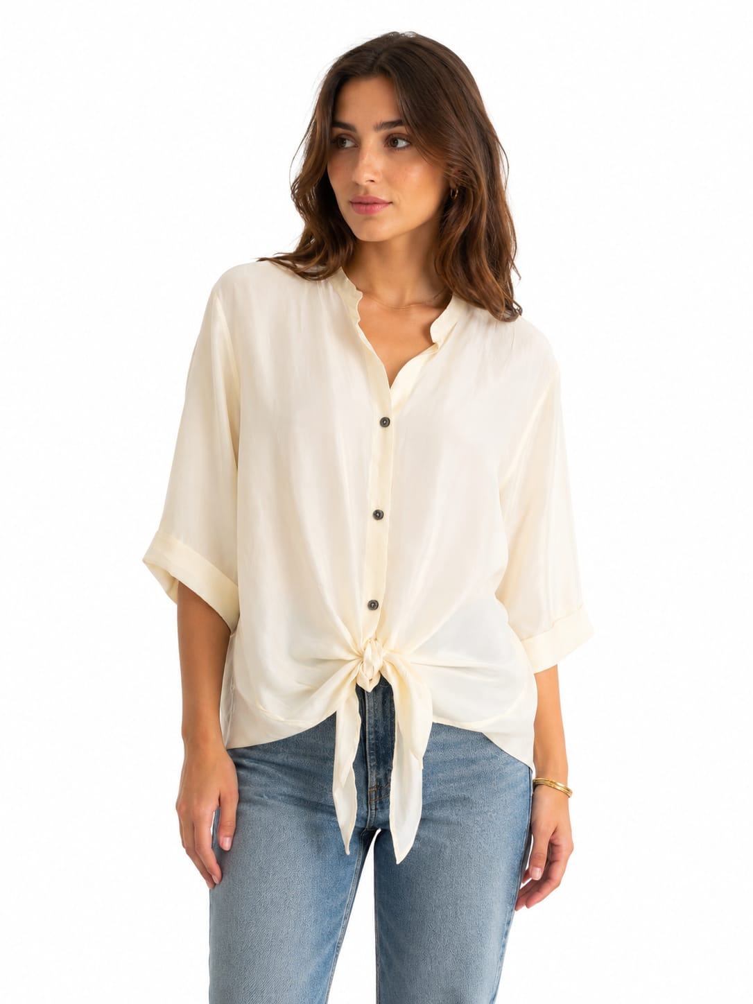 Ivory Knot Blouse