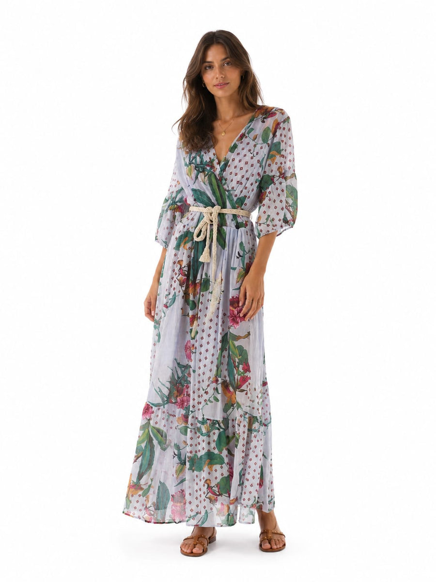 Botanica Wrap Maxi Dress