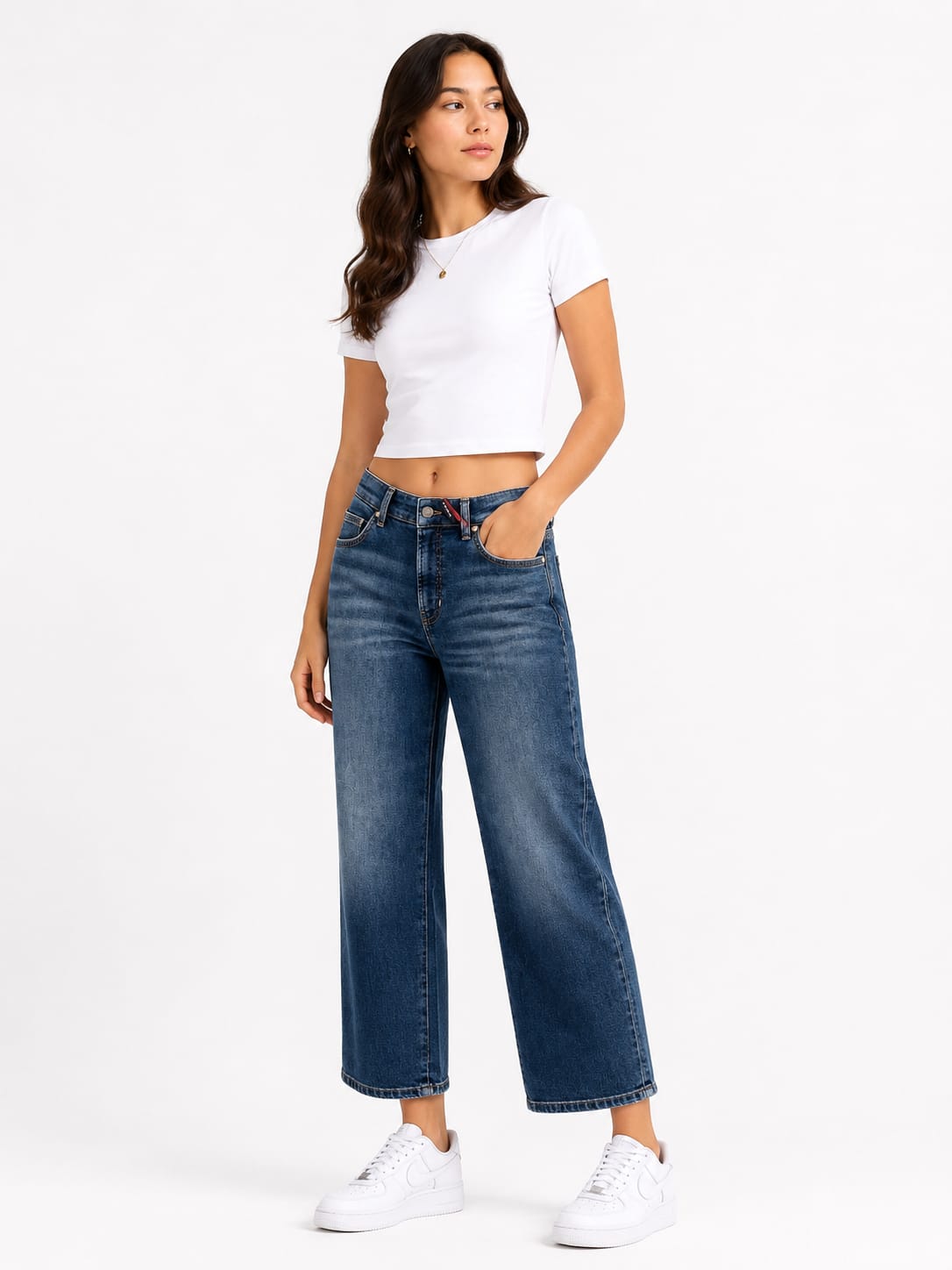 Deep Fade Wide Jeans