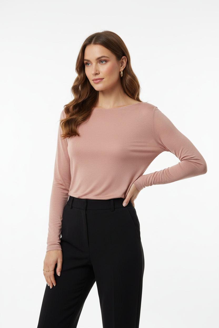 Long-sleeve T-shirt.