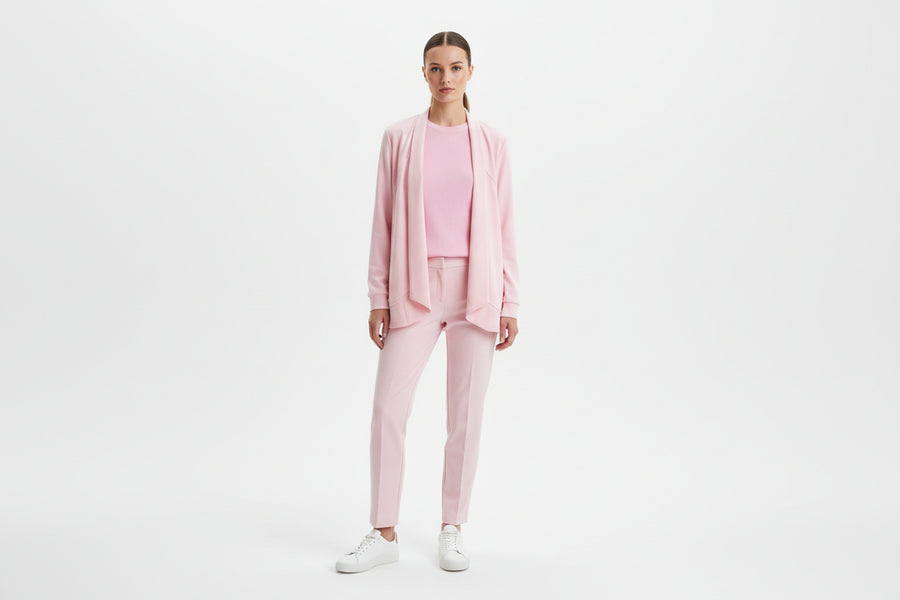 Sweatshirt style cadigan