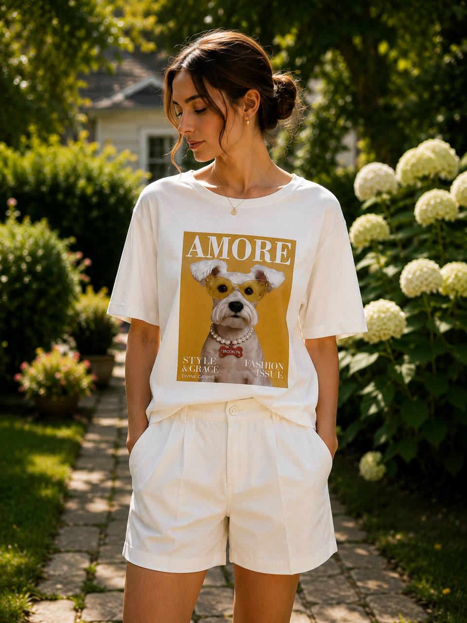 Women’s Oversized Graphic T-Shirt | Casual Cotton Tee