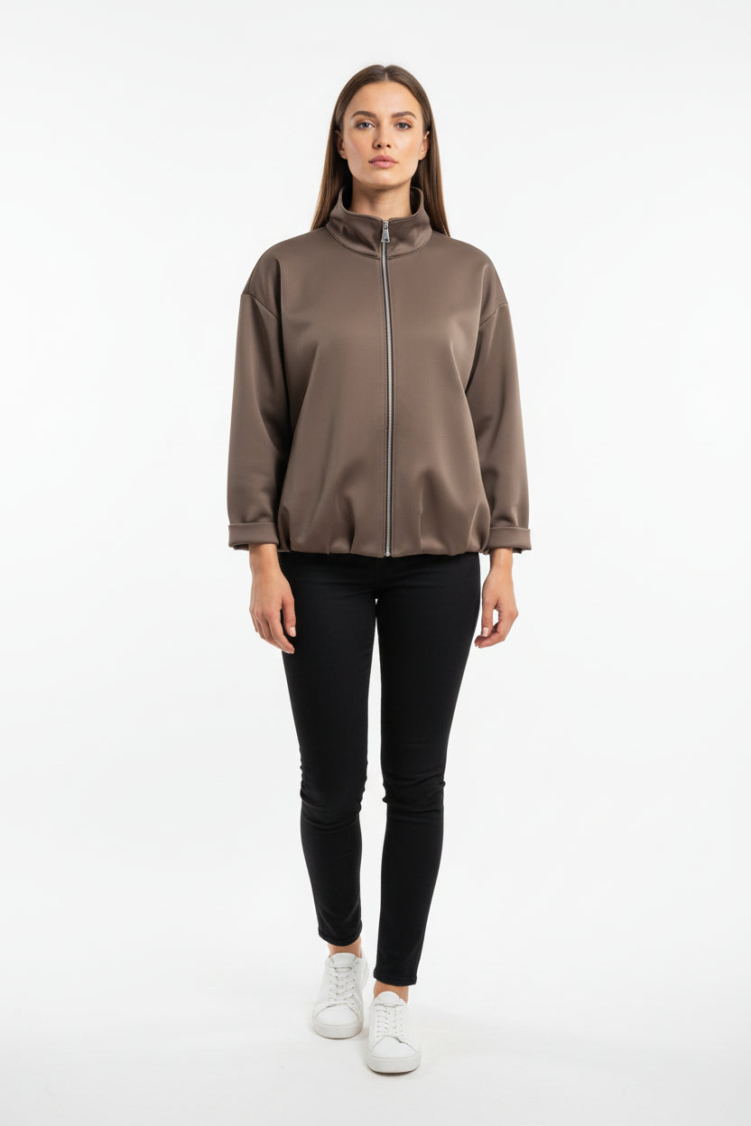 Zip-up sweatshirt